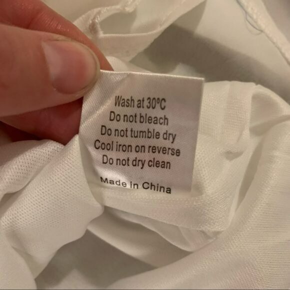 ASOS In the style womens size 6 exclusive top with ruffle sleeve detail in white - Picture 12 of 13